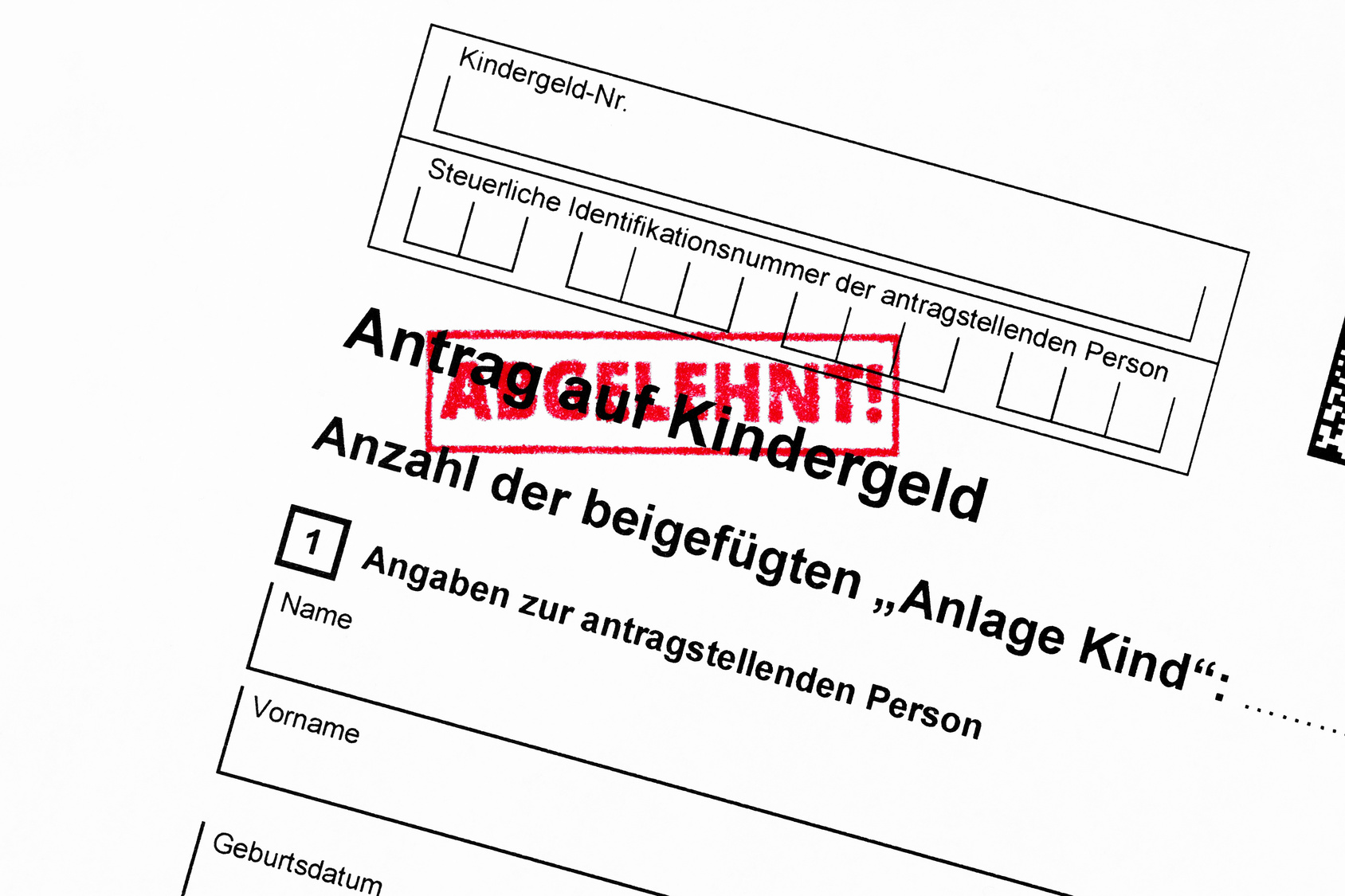 Ihr schreiben vom antwort kindergeld auf zum Kindergeld: Nachweise